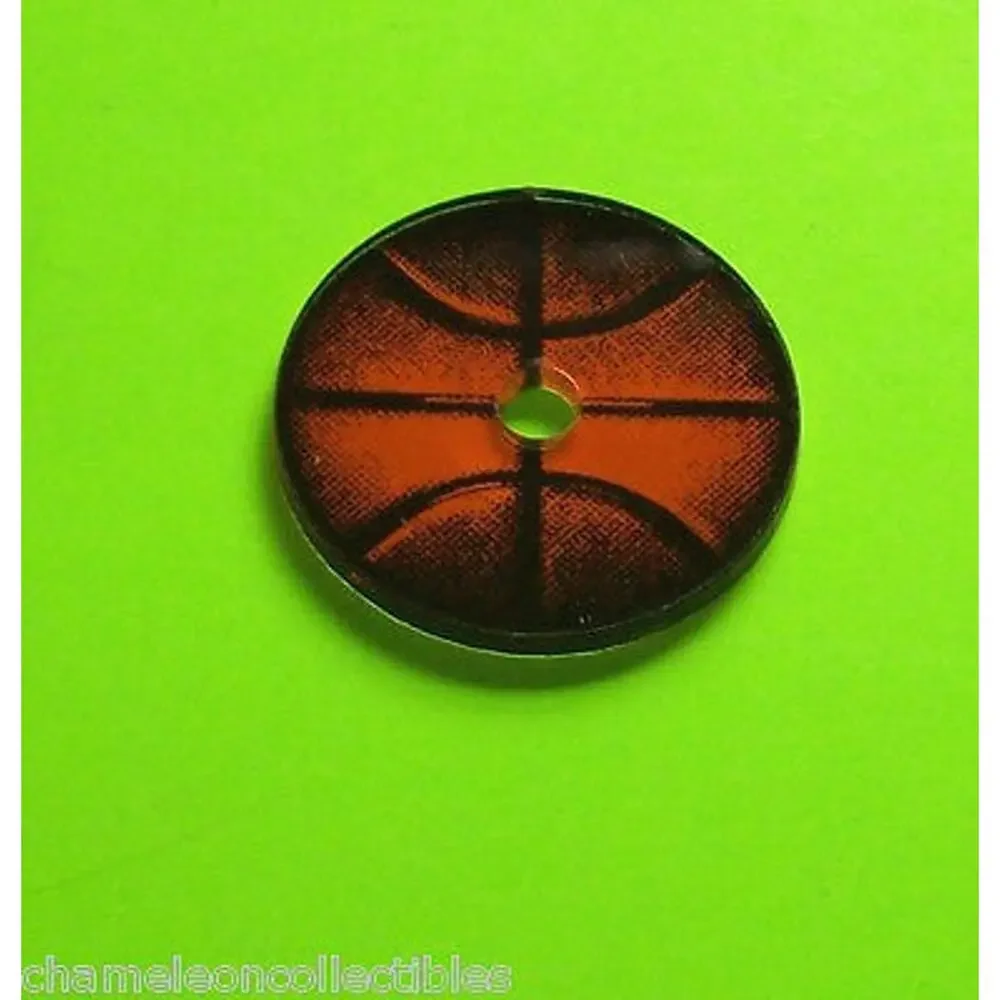 NBA Fastbreak Pinball Plastic Keychain Promo Basketball Bally Game Original NOS